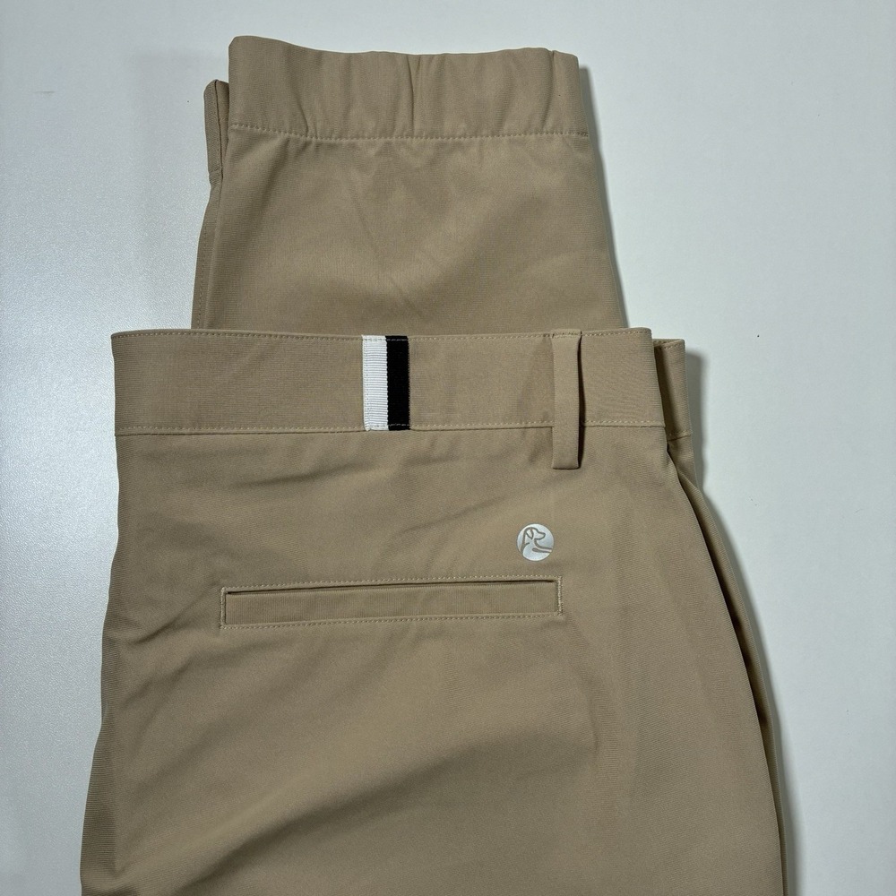 NEW Rhoback Looper Delta Jogger 36x32 Long Beige Tan Stretch Golf Chino Trousers
